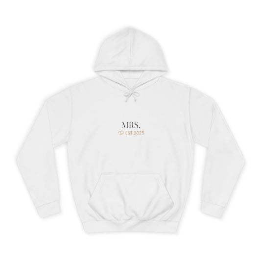 Mrs. Established 2025 College Hoodie by eloa